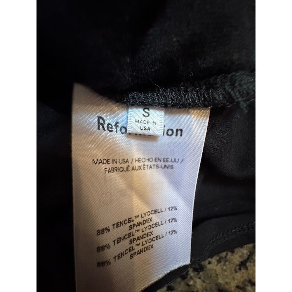 Reformation Ryland Cropped Tank Top - New, Size Small, Black - Picture 7 of 7